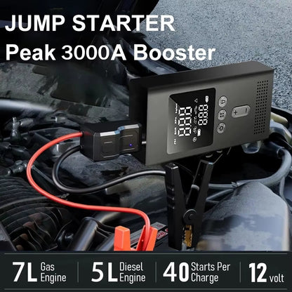 Car Jump Starter with Air Pump
