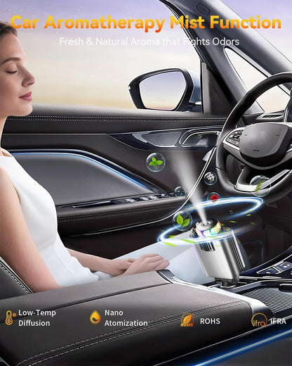 5-in-1 USB-C Car Charger with Aromatherapy