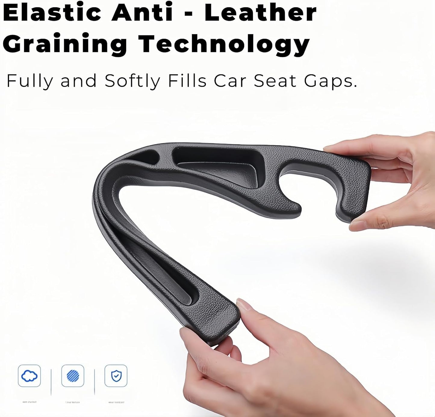 Car Seat Gap Organizer with Phone Holder (2-Pack)