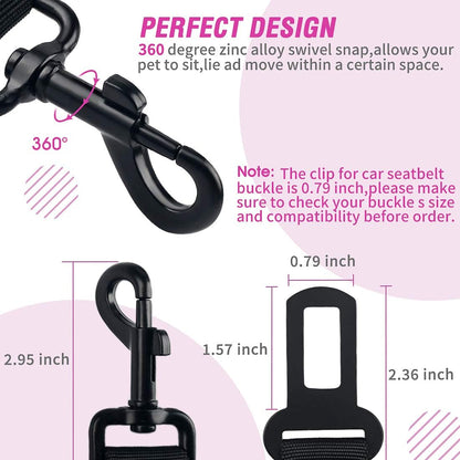 Pet seat belt 
