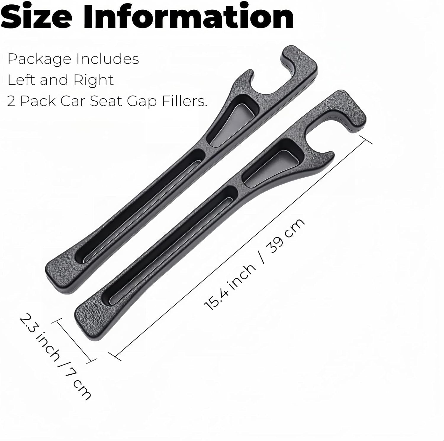 Car Seat Gap Organizer with Phone Holder (2-Pack)