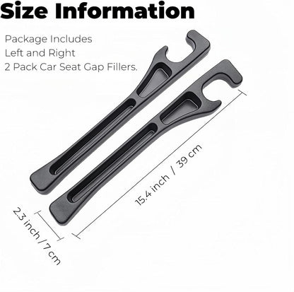 Car Seat Gap Organizer with Phone Holder (2-Pack)